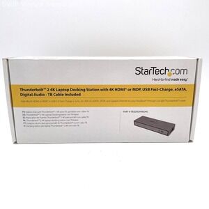 StarTech TB2DOCK4KDHC Thunderbolt 2 4K Docking Station HDMI Mini DisplayPort